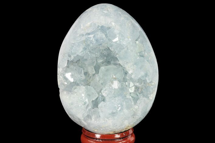 Crystal Filled, Celestine (Celestite) Egg - Madagascar #134624